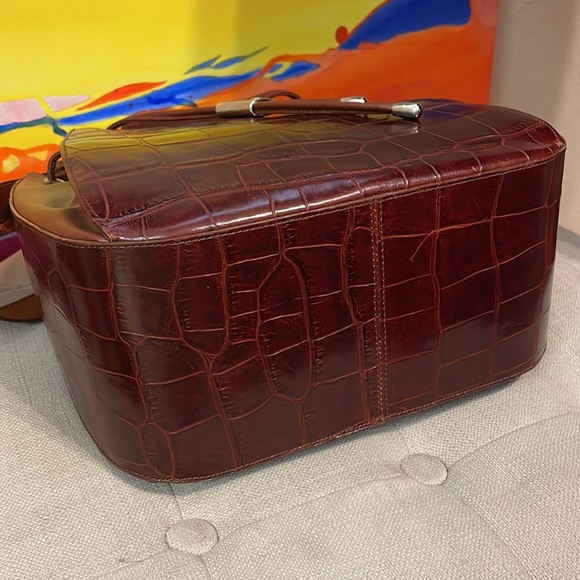 Vintage Marco Rossini Brown Bucket Bag Italian Leather - Picture 12 of 12